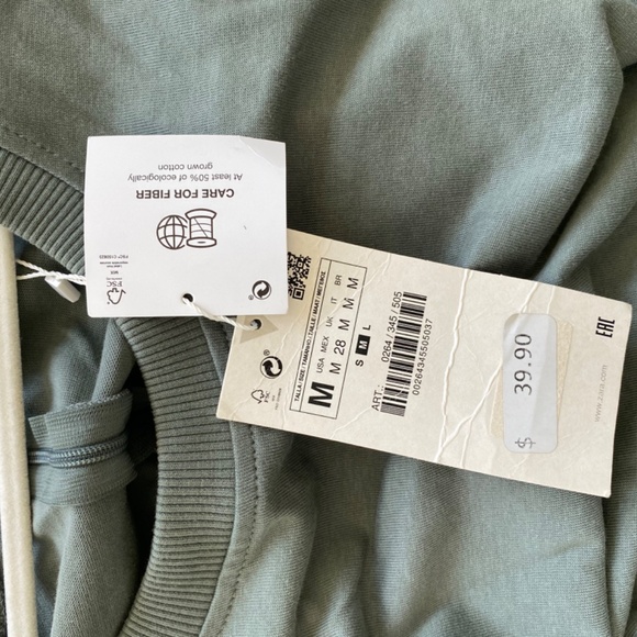 NWT Zara Fitted Shorts Romper Sage Green - Picture 5 of 6